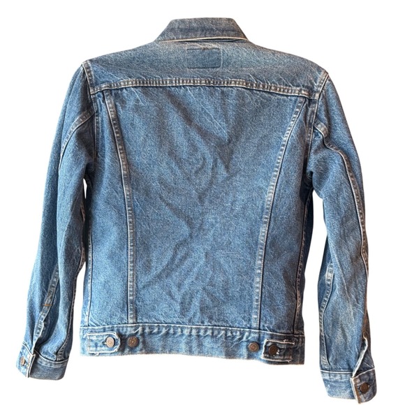 Vintage Levis 70506 Denim Trucker Jean‎ Jacket Made In USA Sz 36 80s 90s Classic - Picture 3 of 8
